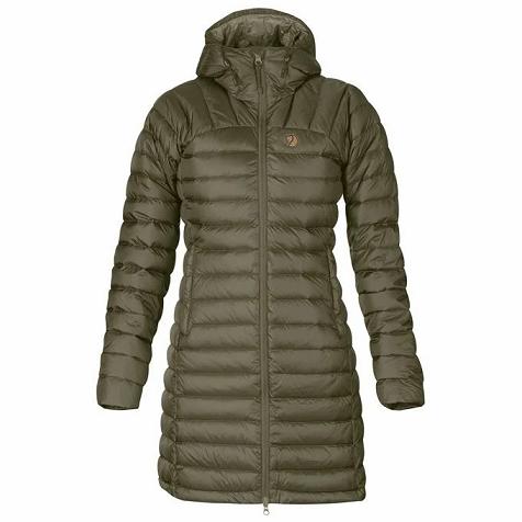 Fjällräven Snow Flake Parka Webshop - Zöld Kabát Zöld NWX674219